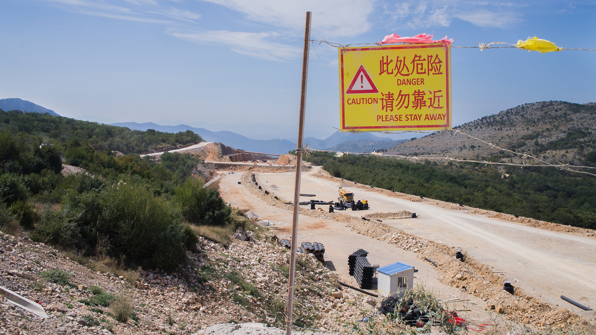 Bau der Bar-Boljare-Autobahn in Montenegro (Archivbild: September 2018) | picture alliance/dpa