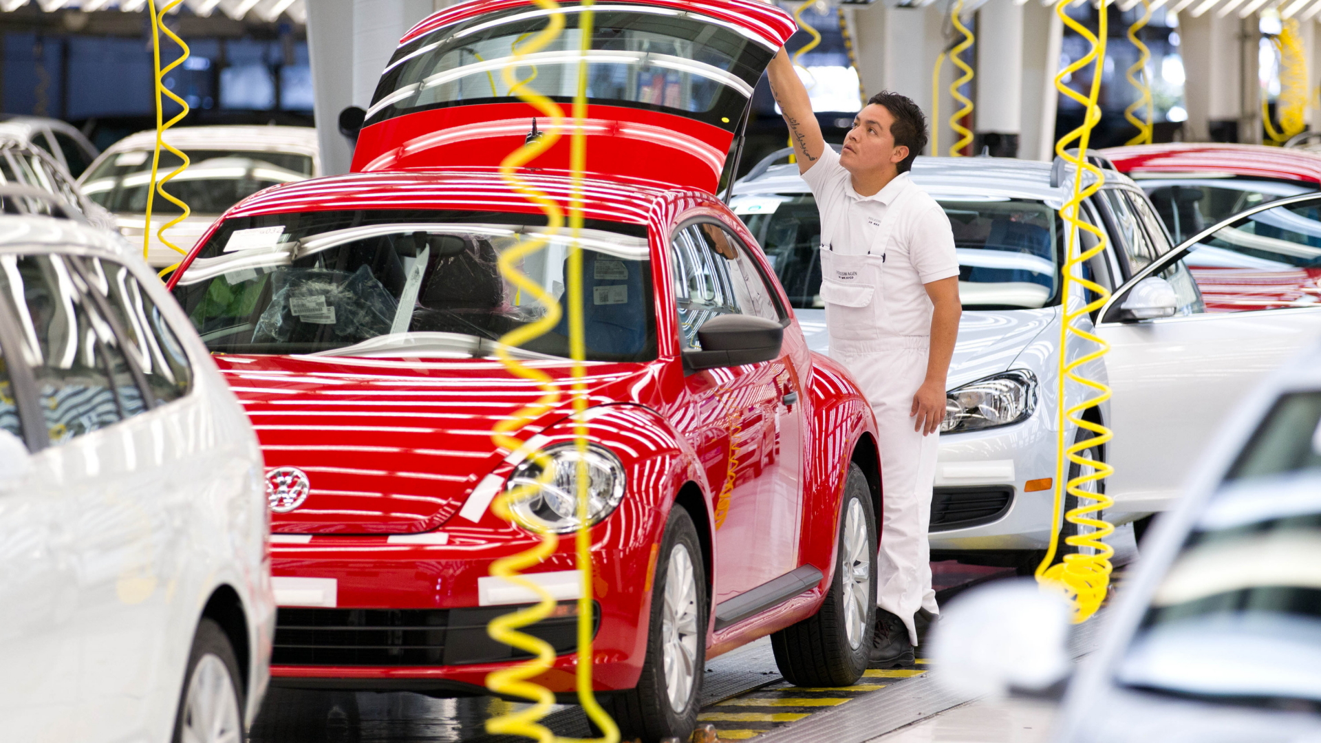Produktion des VW Beetle in Mexiko | dpa