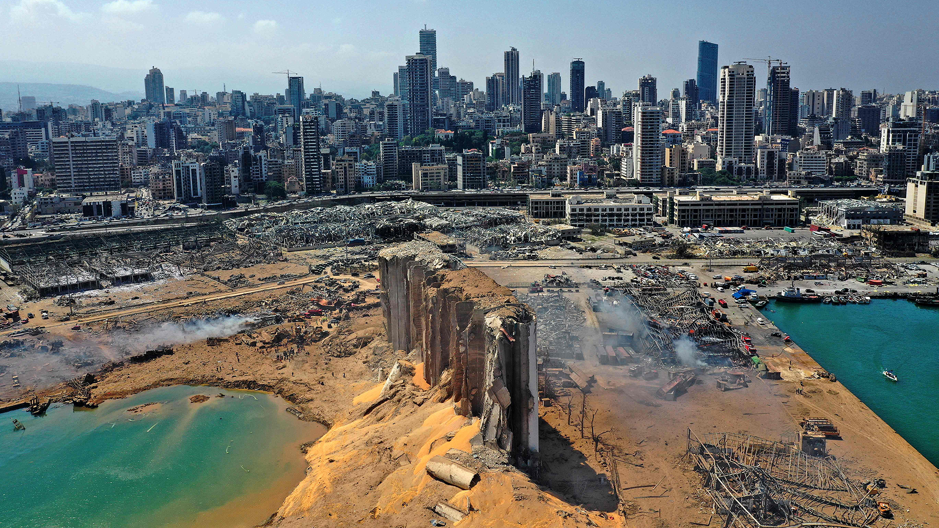 Beirut nach der Explosion | AFP