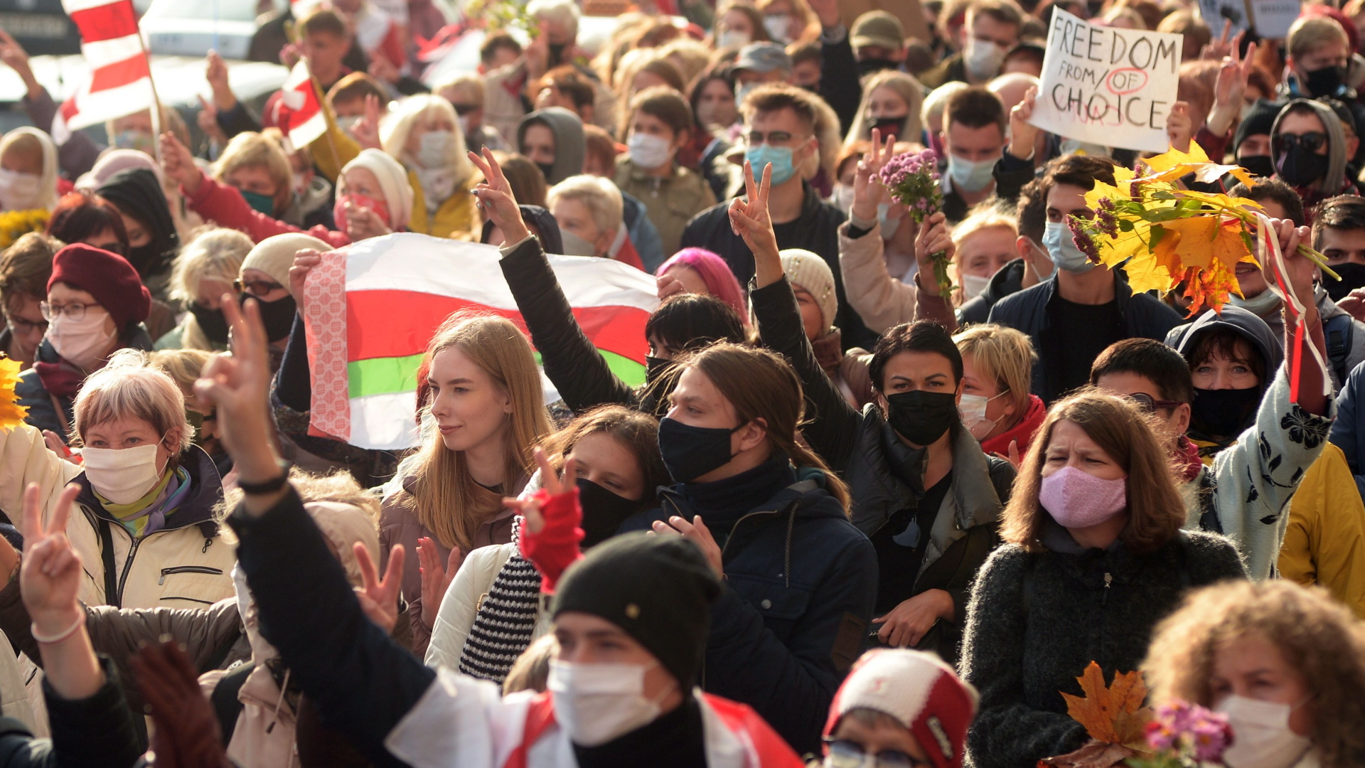 Rentner und Demonstranten demonstrieren in Minsk | STR/EPA-EFE/Shutterstock
