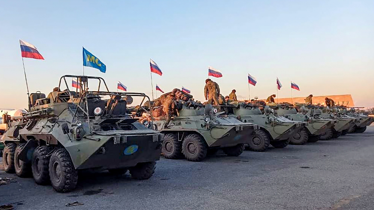 Russische Truppen erreichen Bergkarabach | AFP