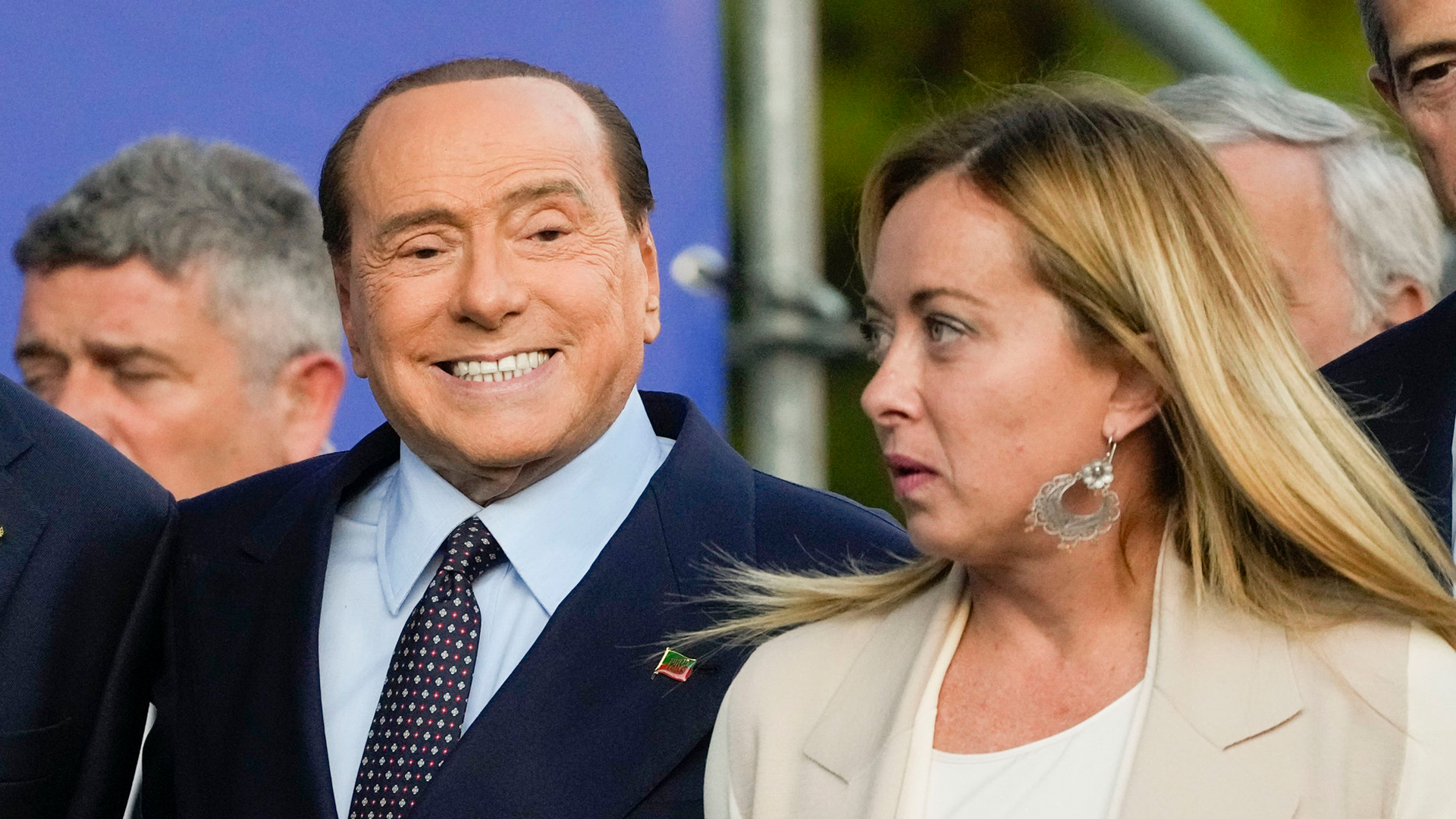 Berlusconi und Meloni | AP