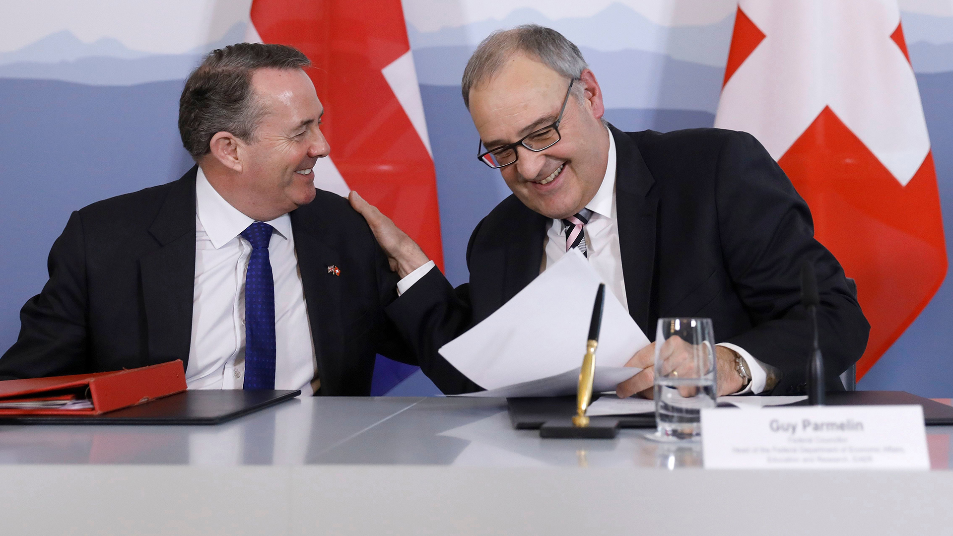 Handelsvertrag zwischen Bern und London unterzeichnet