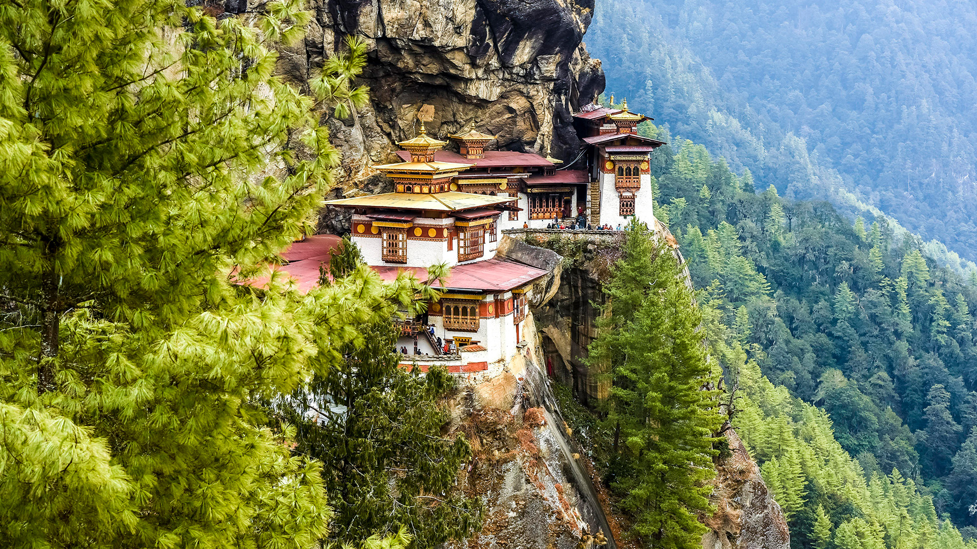 Häuser in Bhutan