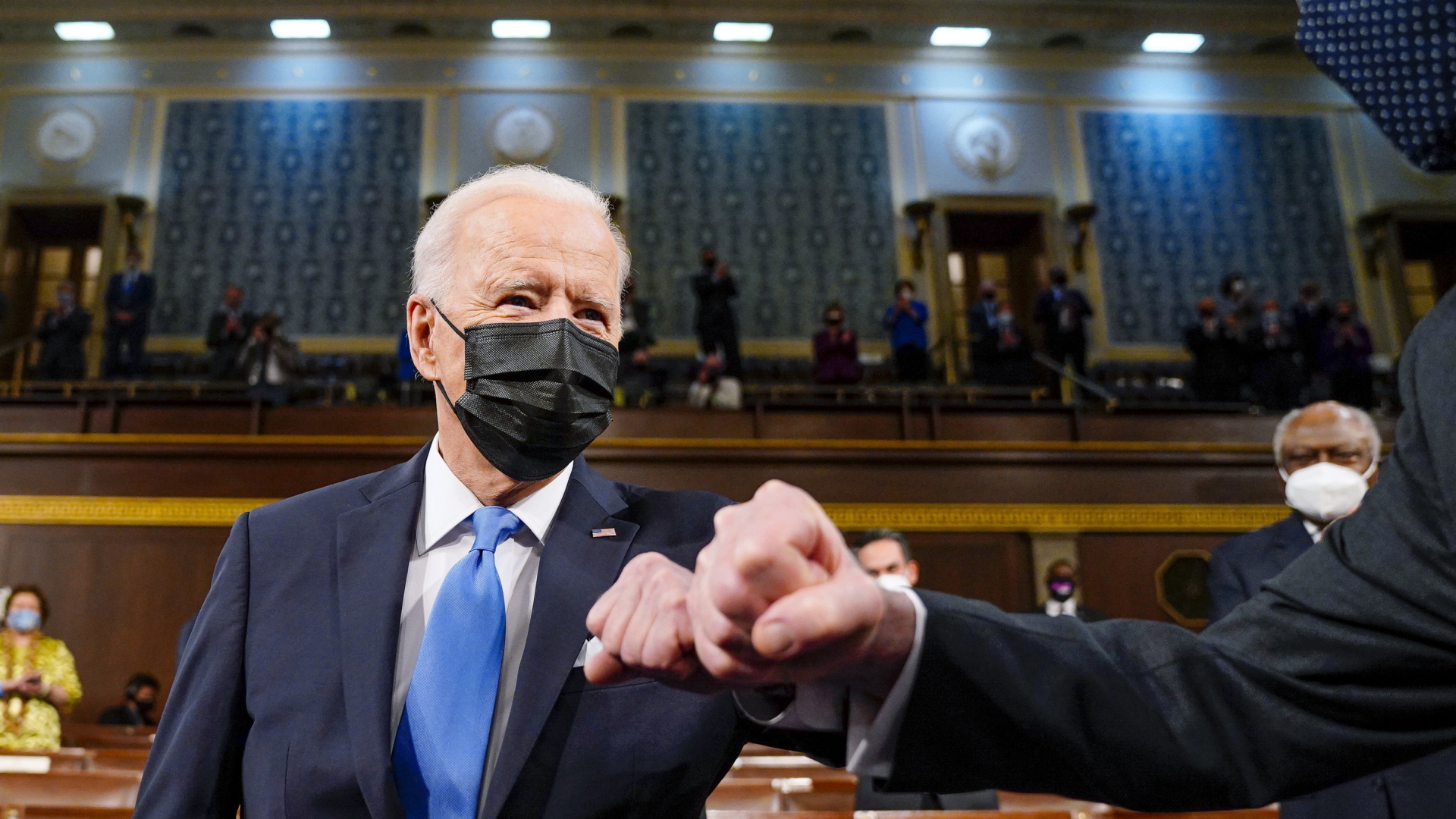 Joe Biden vor dem Kongress | AP