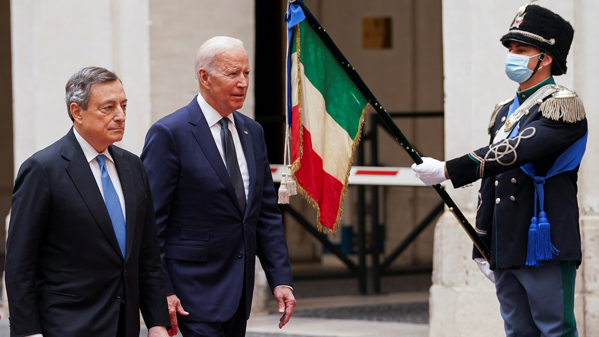US-Präsident Joe Biden und der italienische Premierminister Mario Draghi | REUTERS