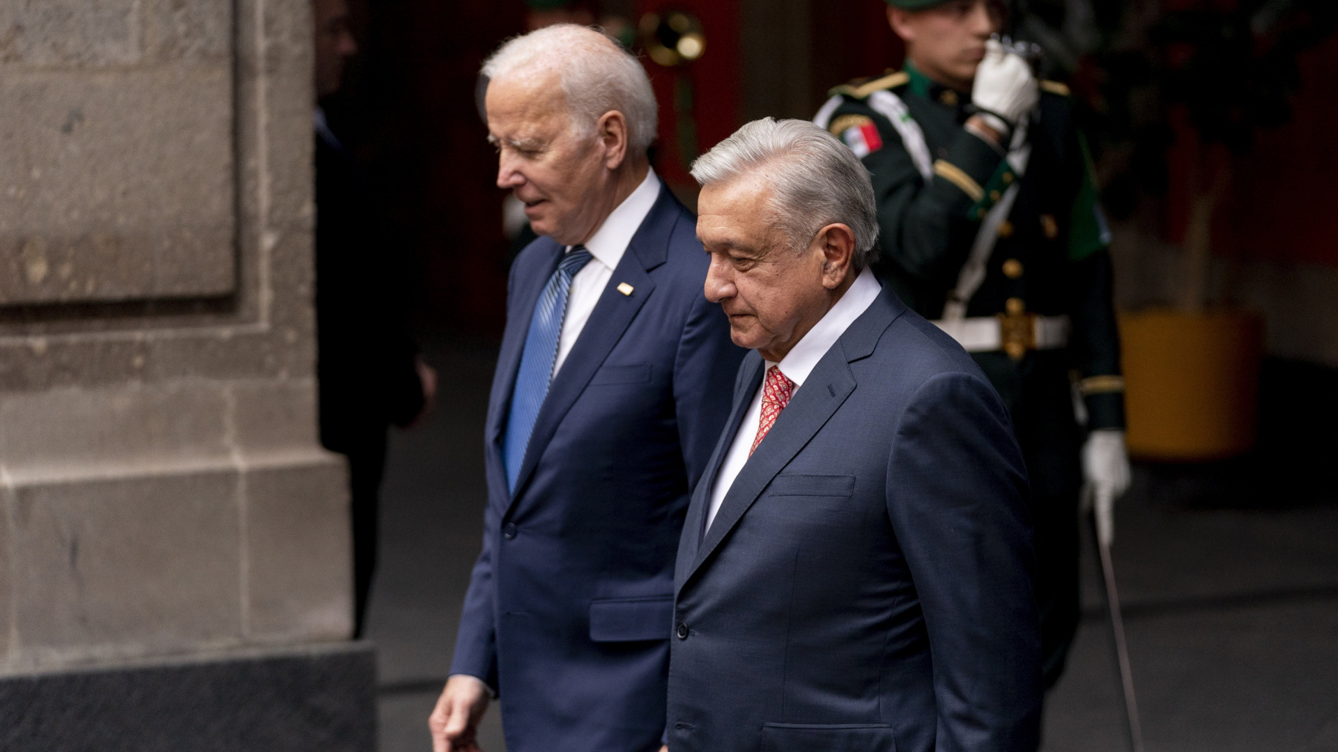Joe Biden und Andrés Manuel López Obrador | AP