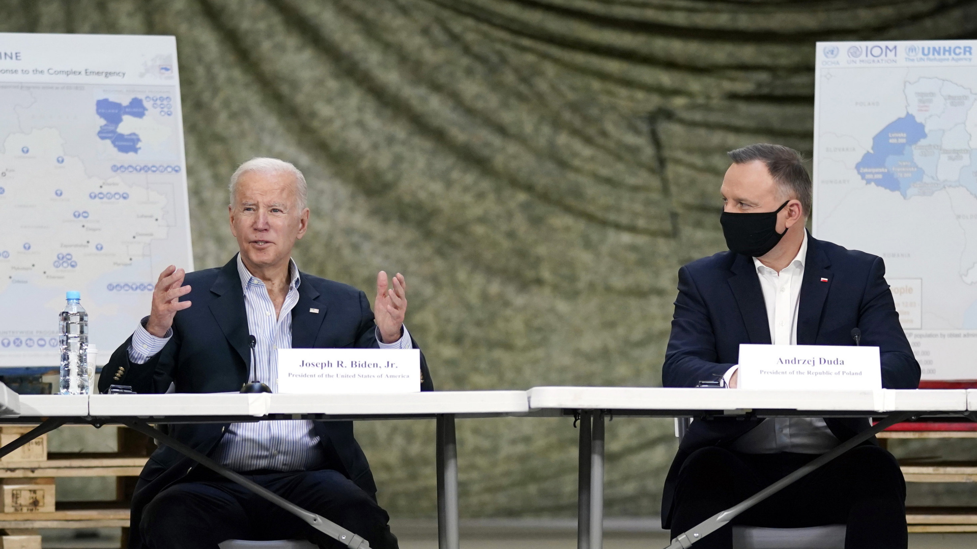 Joe Biden und Andrzej Duda | AP