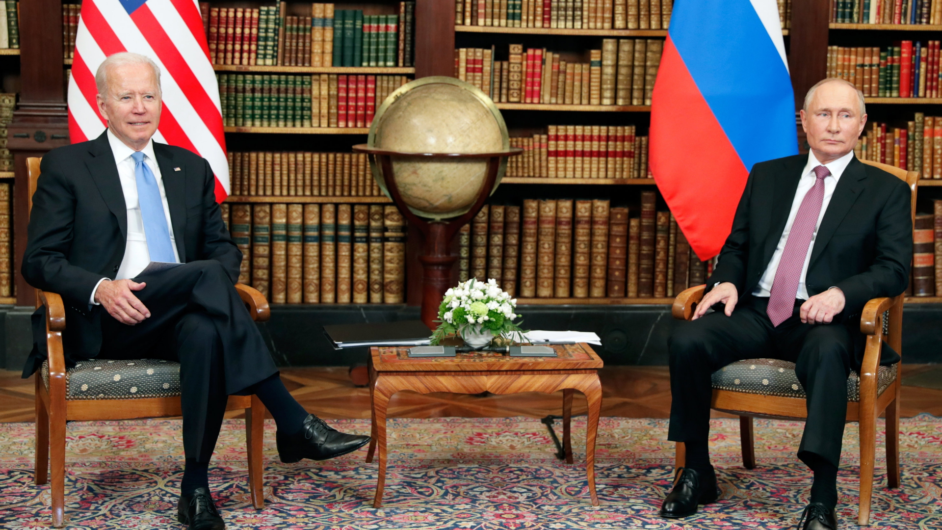 Biden und Putin bei Gesprächen in Genf, Archivbild | AP