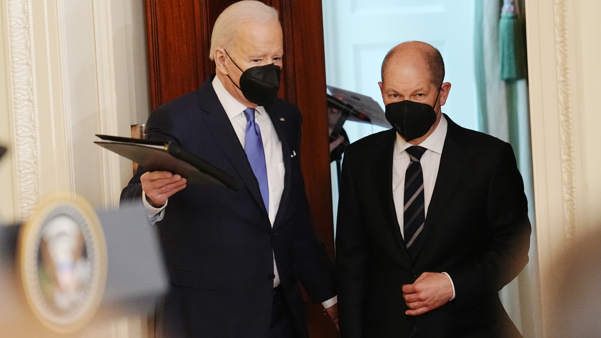 US-Präsident Joe Biden (links) und Bundeskanzler Olaf Scholz | dpa
