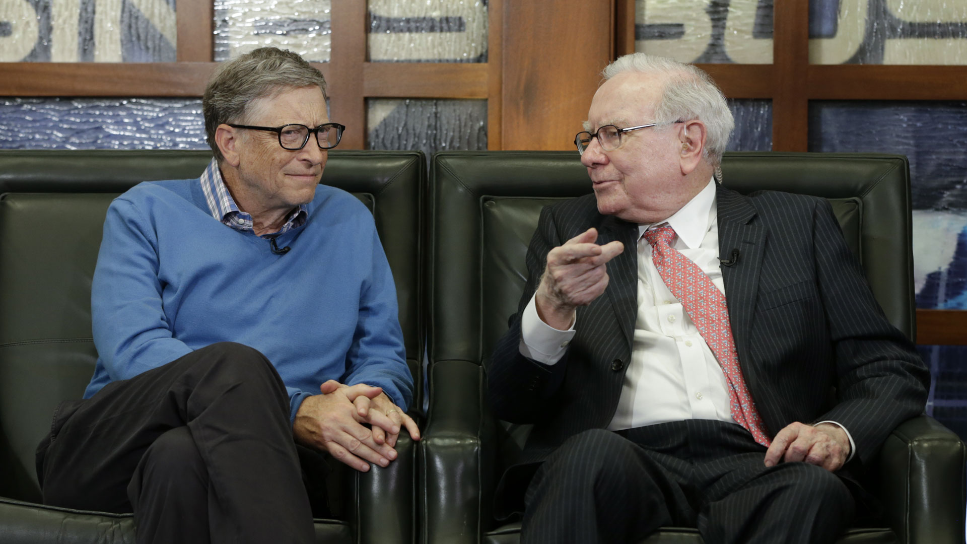 Bill Gates (l.) und Warren Buffett