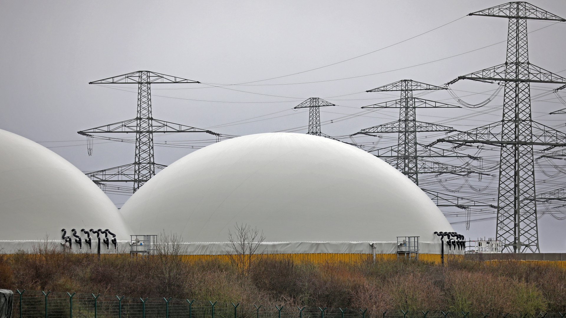 Biogas-Anlage in Mecklenburg-Vorpommern | dpa