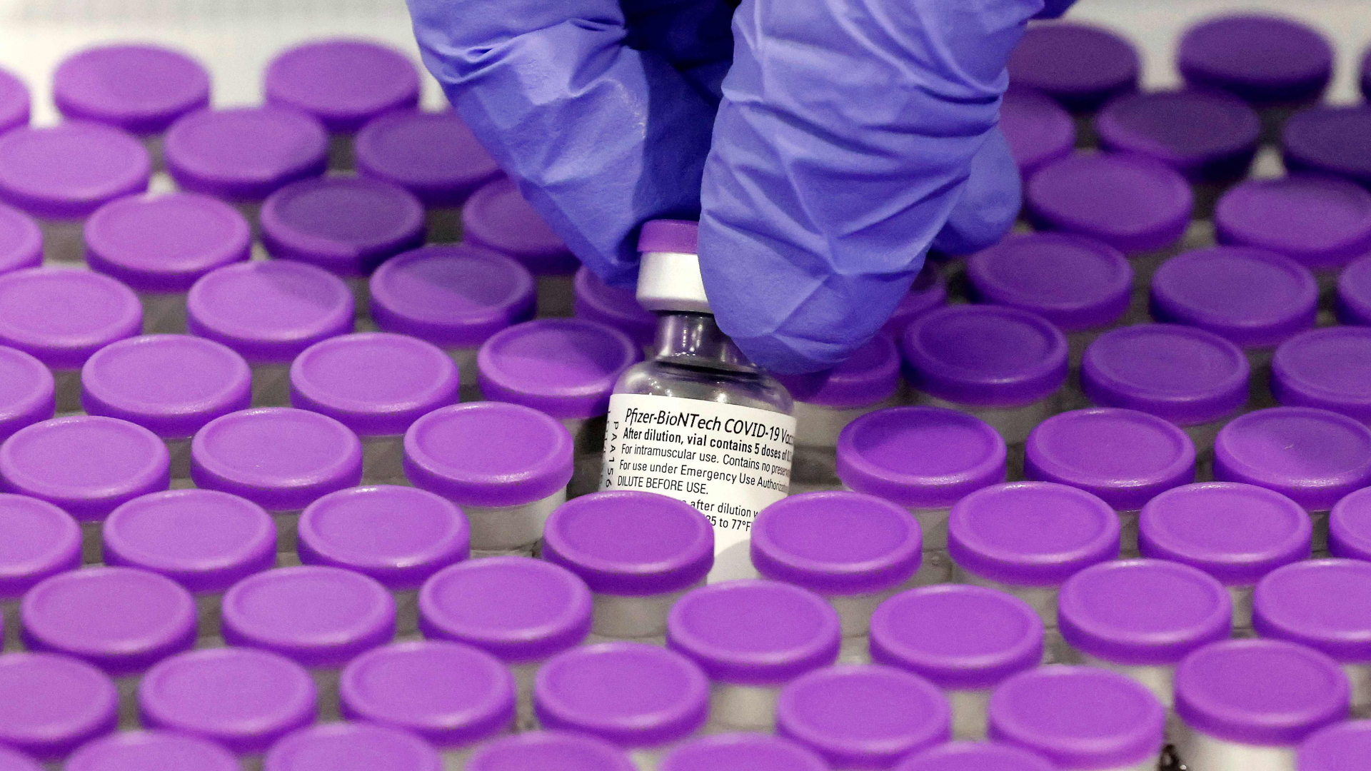 Ampullen mit dem Corona-Impfstoff von BioNTech/Pfizer | AFP