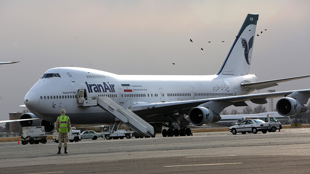 Eine Boeing 747 auf dem Flughafen von Teheran (Archivbild) | AFP