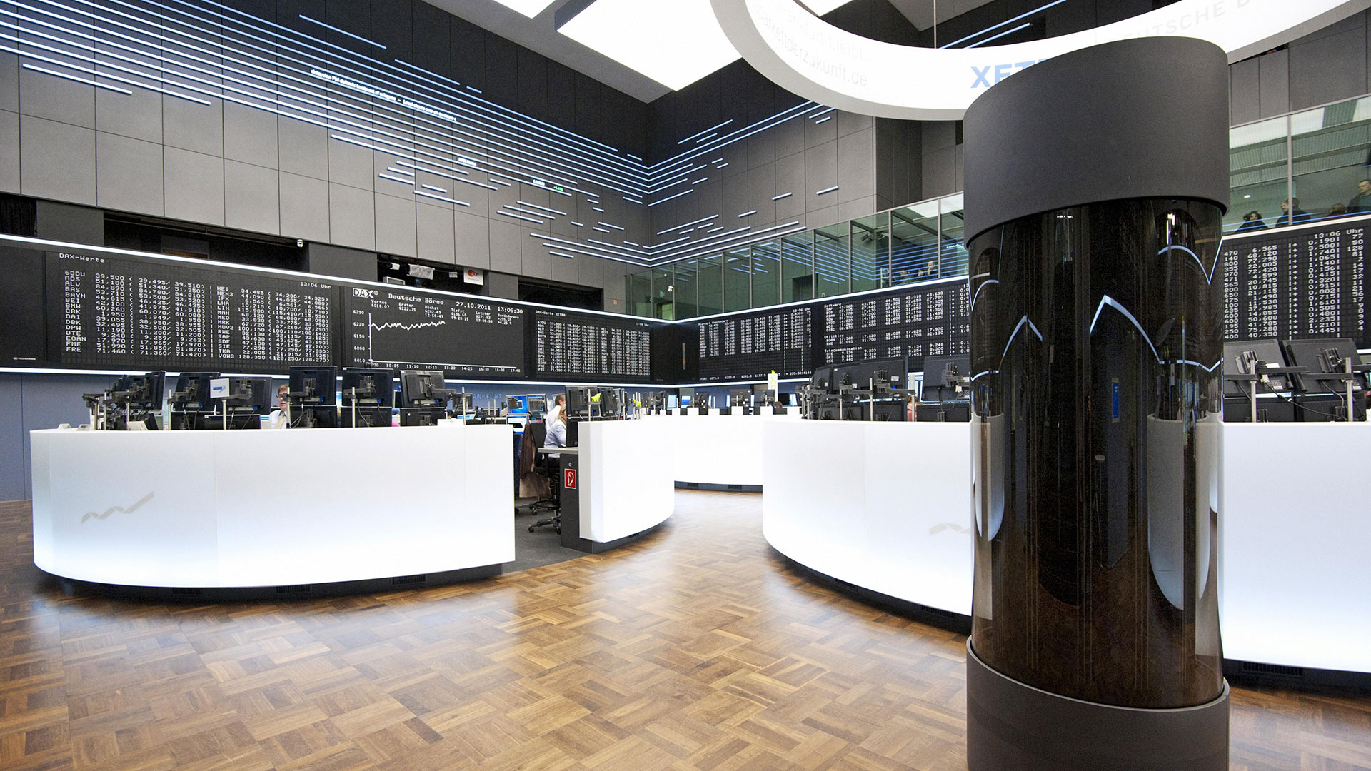 Handelssaal der Frankfurter Börse