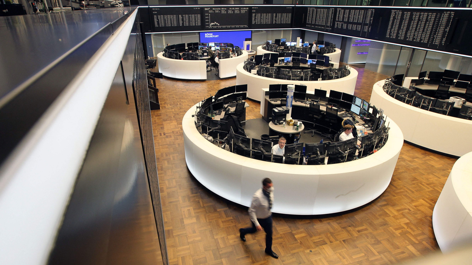 Handelssaal de Deutschen Börse in Frankfurt | AFP