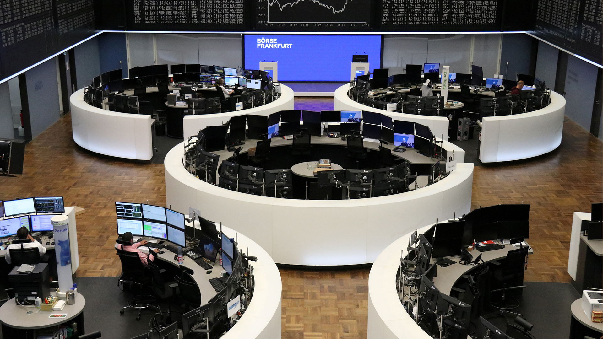 Die Grafik des Deutschen Aktienindex DAX an der Frankfurter Börse | REUTERS