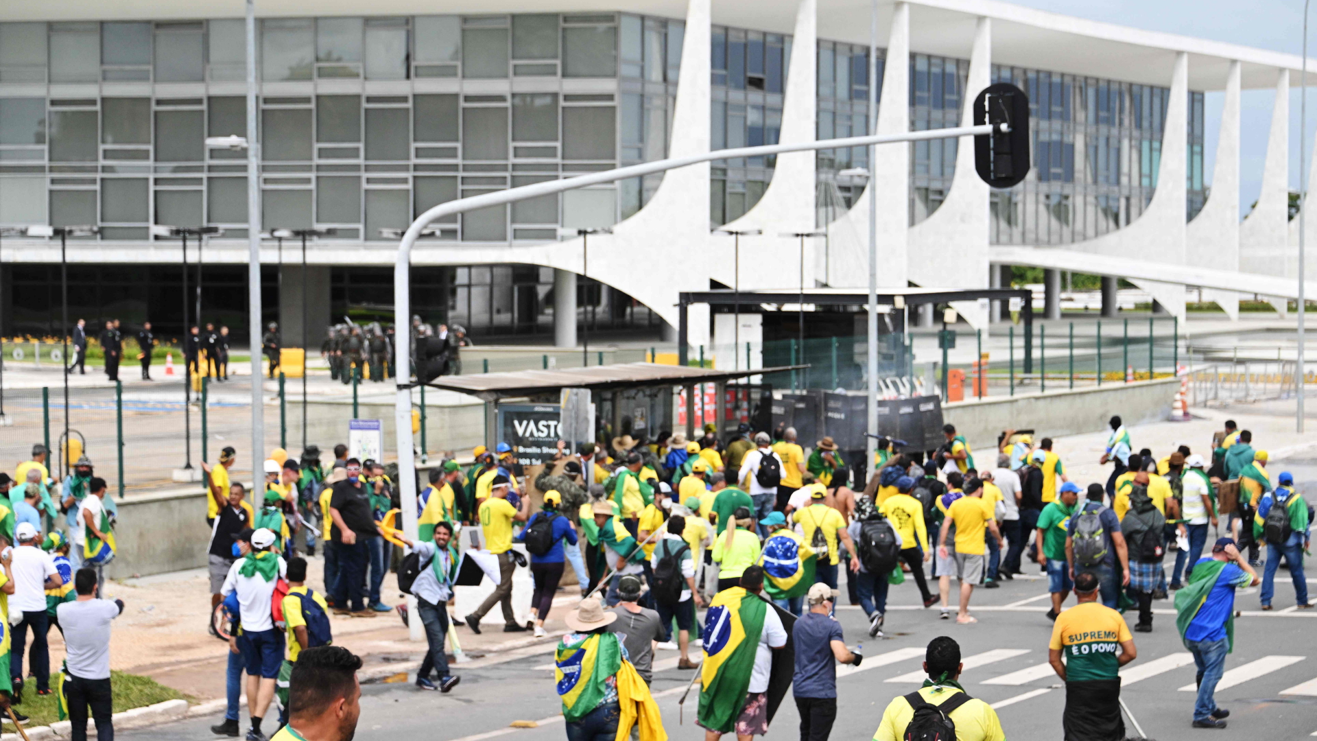 Bolsonaro-Anhänger in Brasilia | AFP