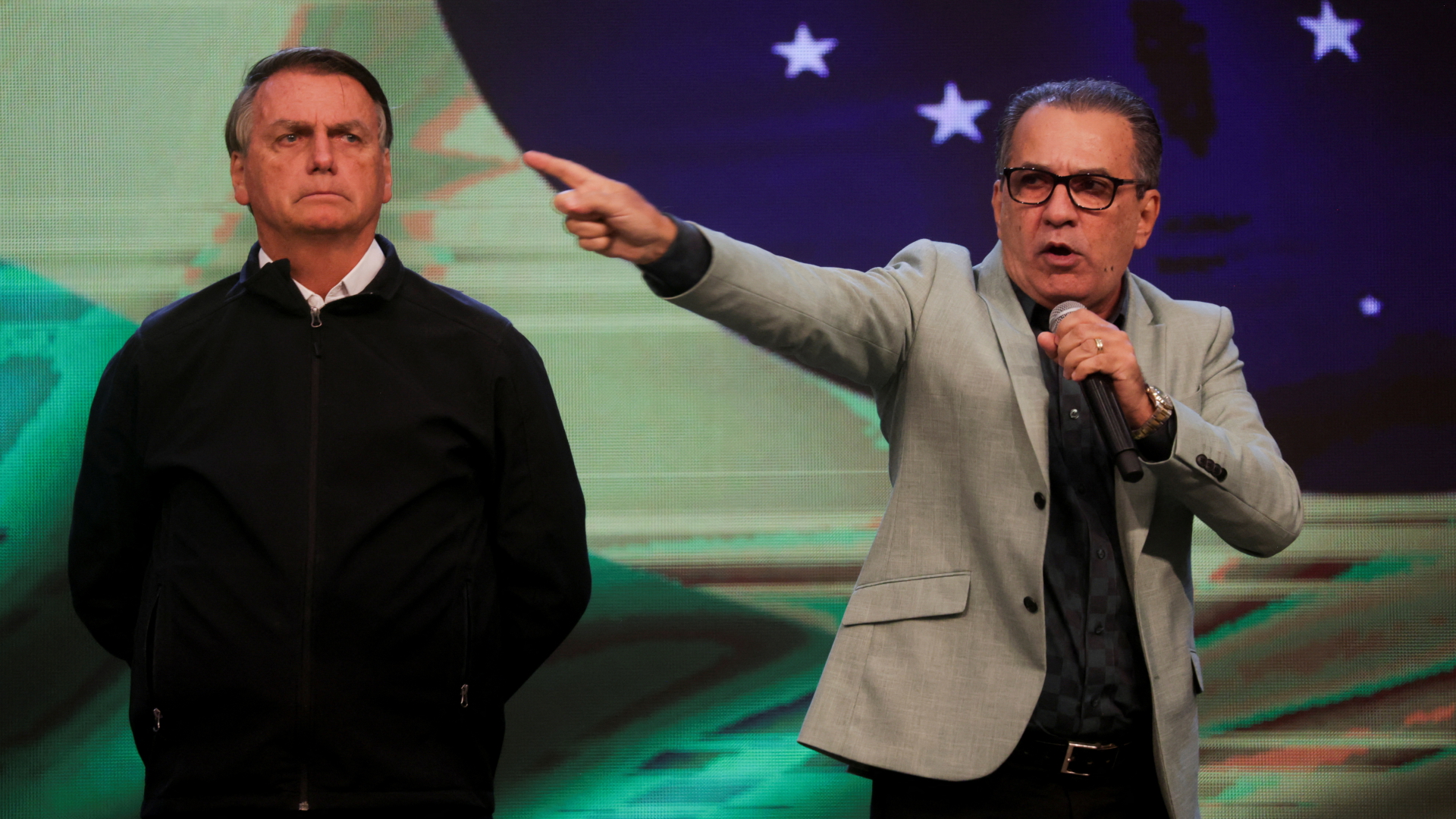 Der brasilianische Präsident Jair Bolsonaro und Pastor Silas Malafaia | REUTERS