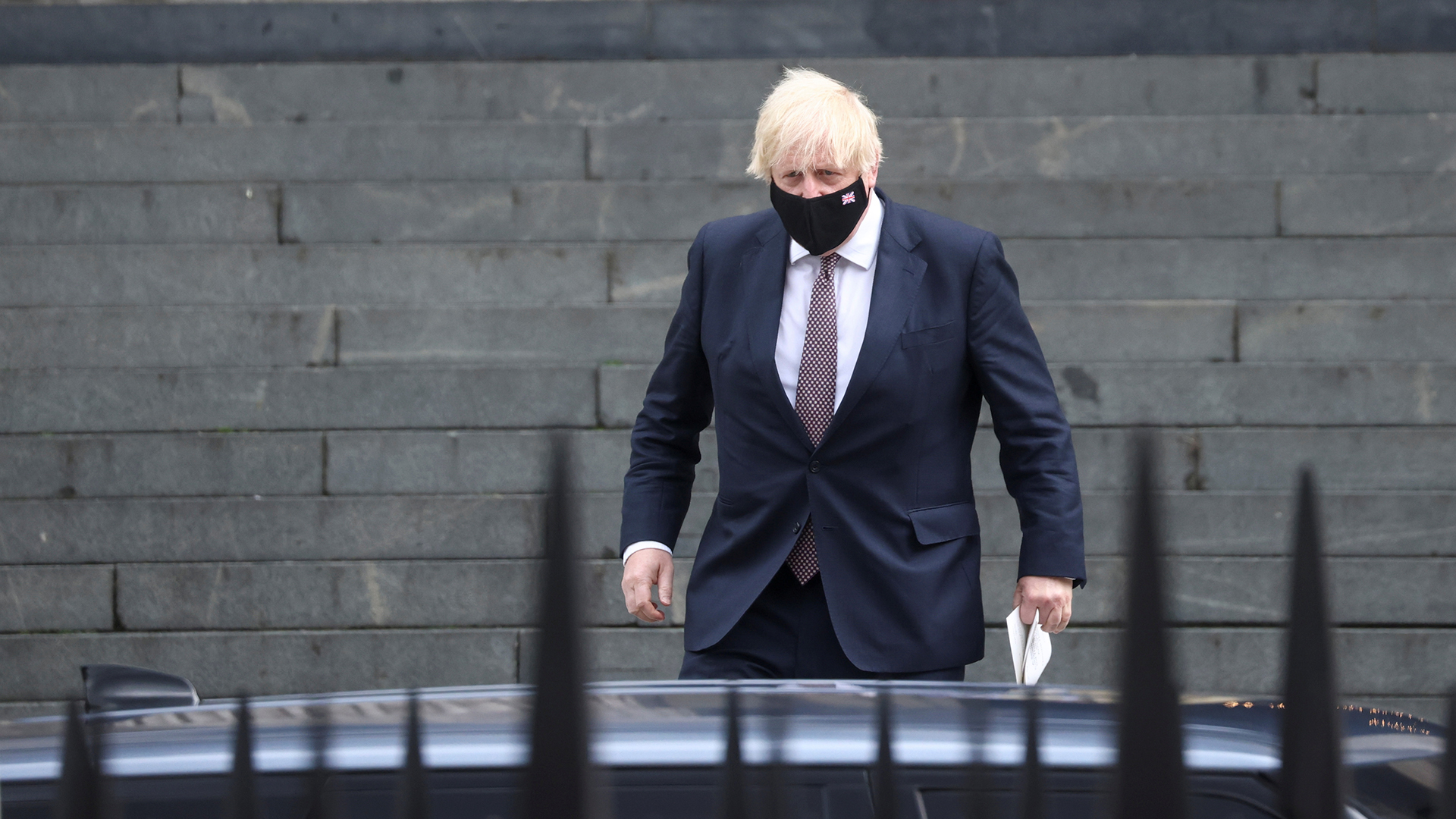 Boris Johnson verlässt St. Paul's Cathedral