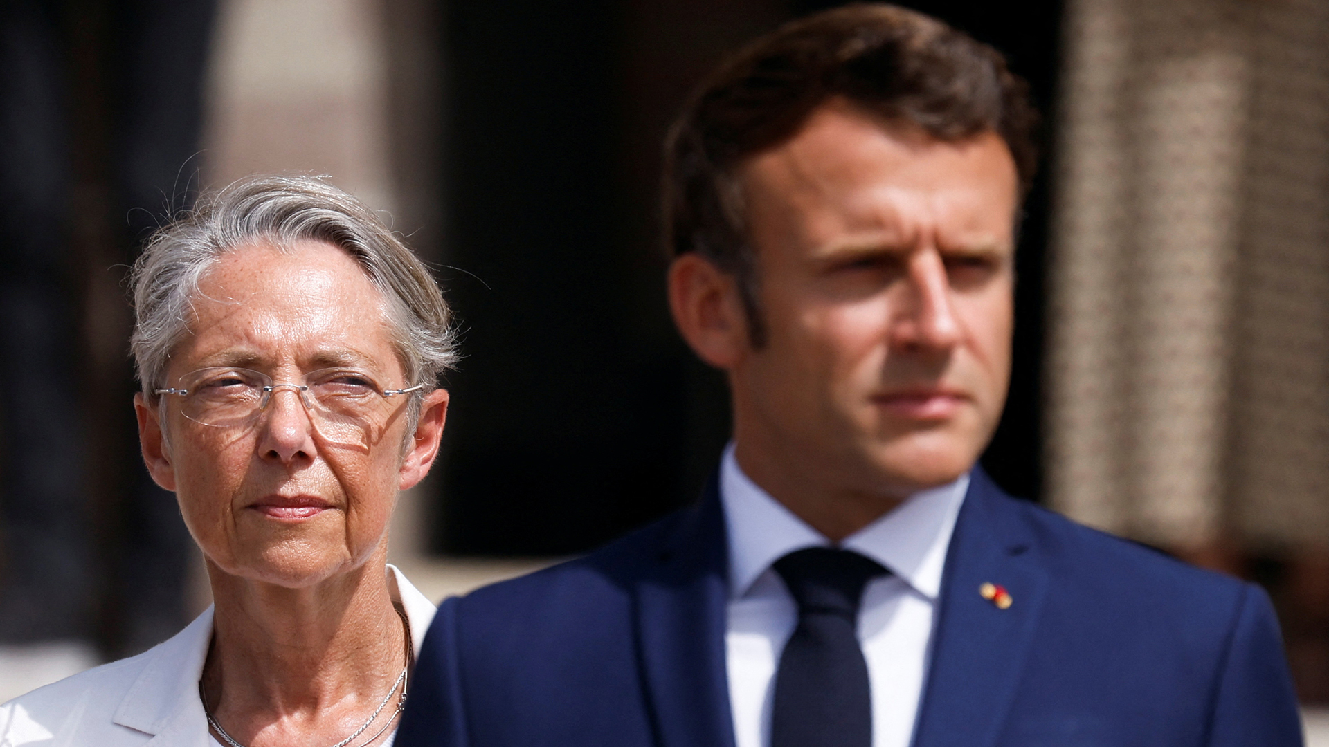 Elisabeth Borne und Emmanuel Macron | EPA
