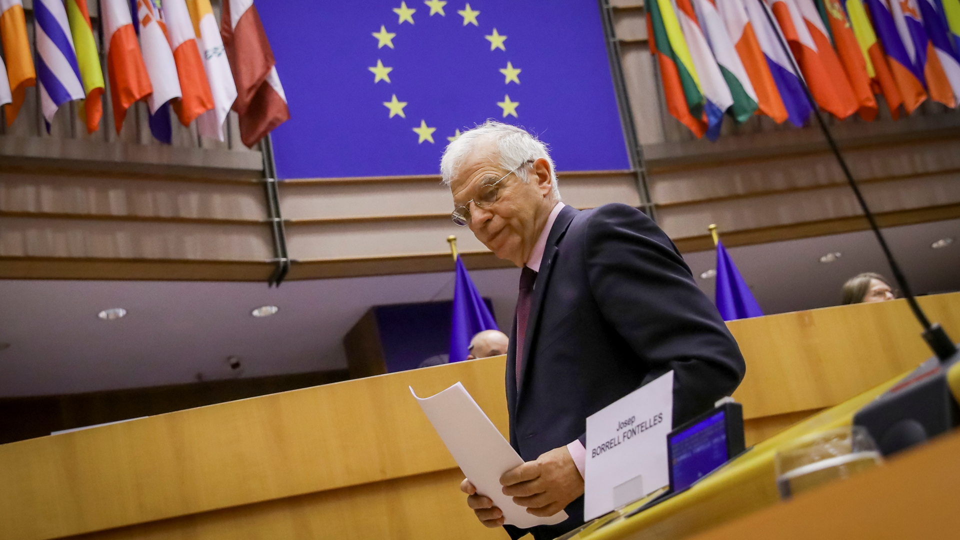 Der EU-Außenbeauftragte Borrell im Europäischen Parlament | REUTERS