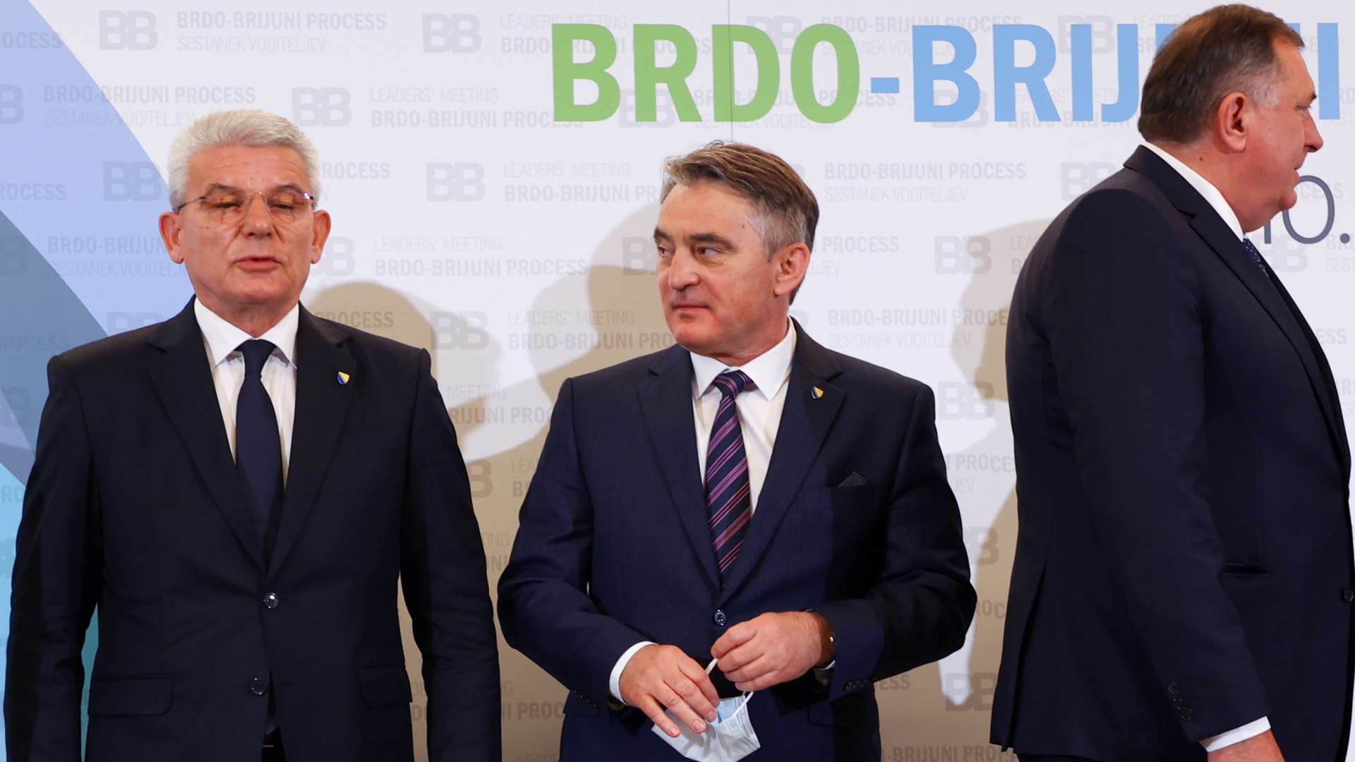Sefik Dzaferovic, Zeljko Komsic und Milorad Dodik | REUTERS