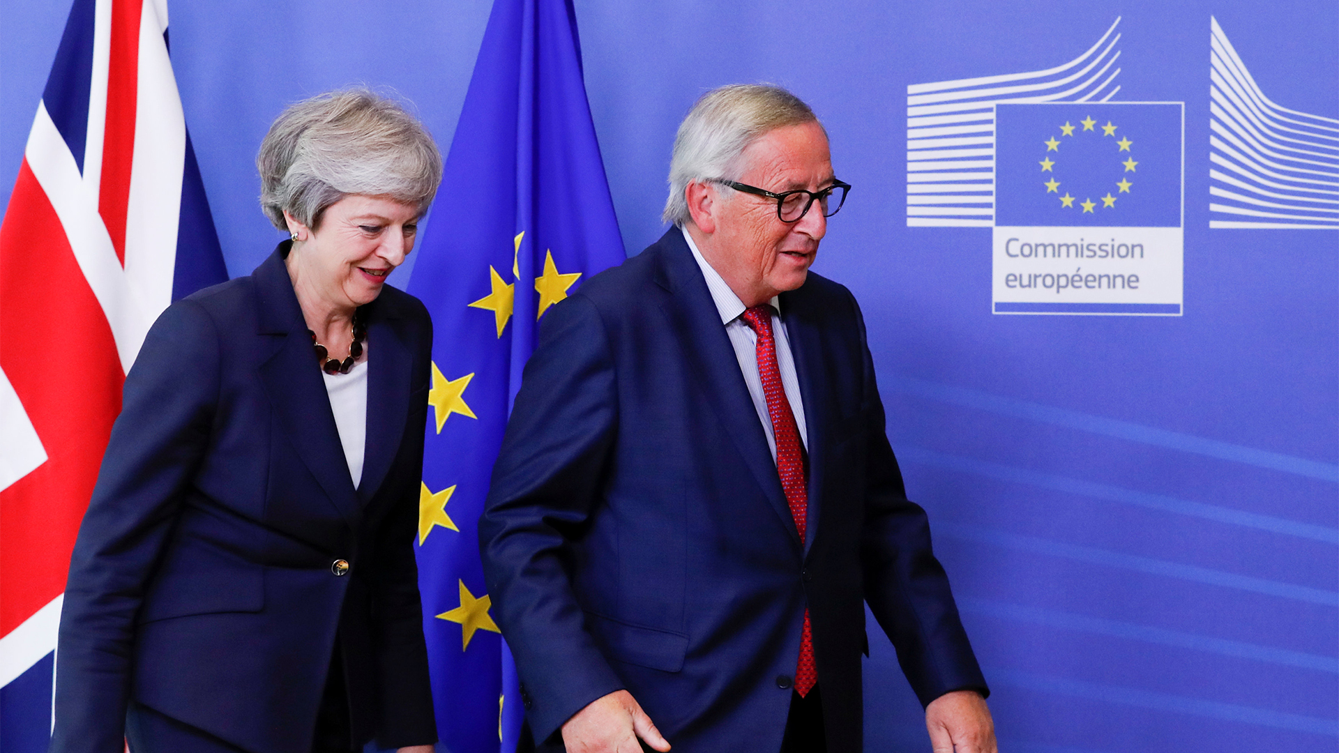 Theresa May und Jean-Claude Juncker | REUTERS