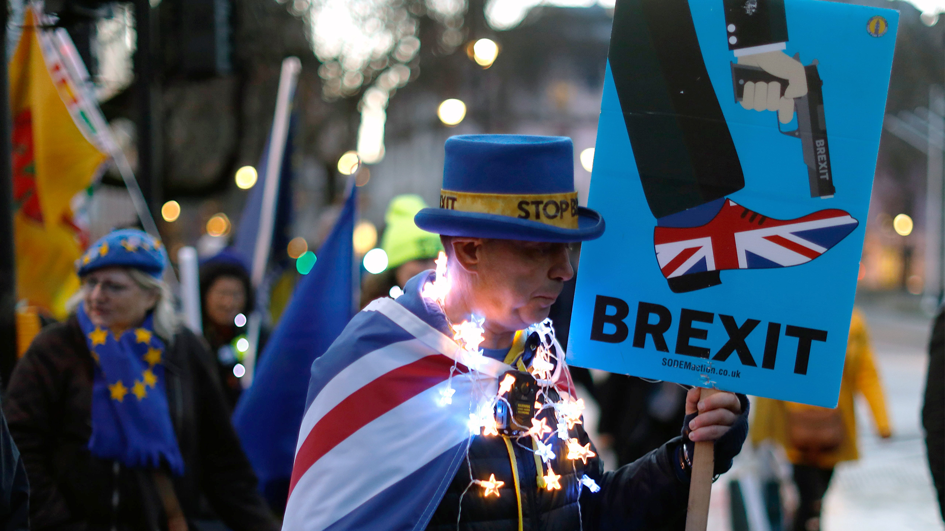 Anti-Brexit Demonstrant in London | AFP