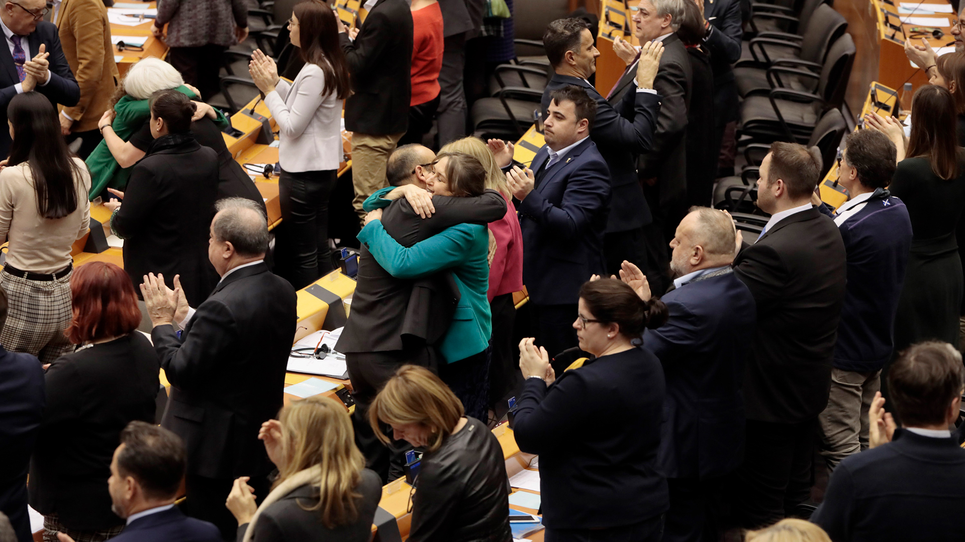 Blick ins Plenum des Europaparlaments | AP