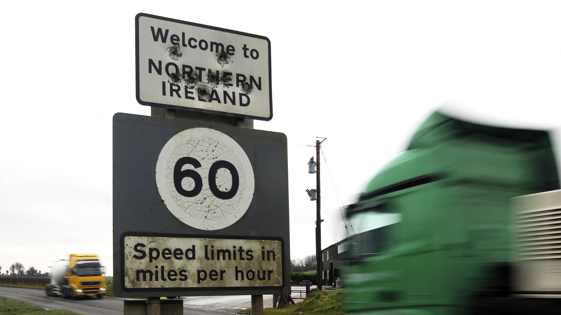 Irisch-nordirische Grenze bei Derrylin | AP