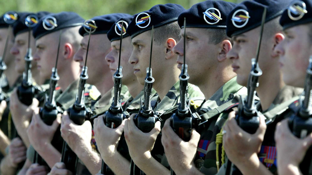 Soldaten der deutsch-französischen Brigade (2004)