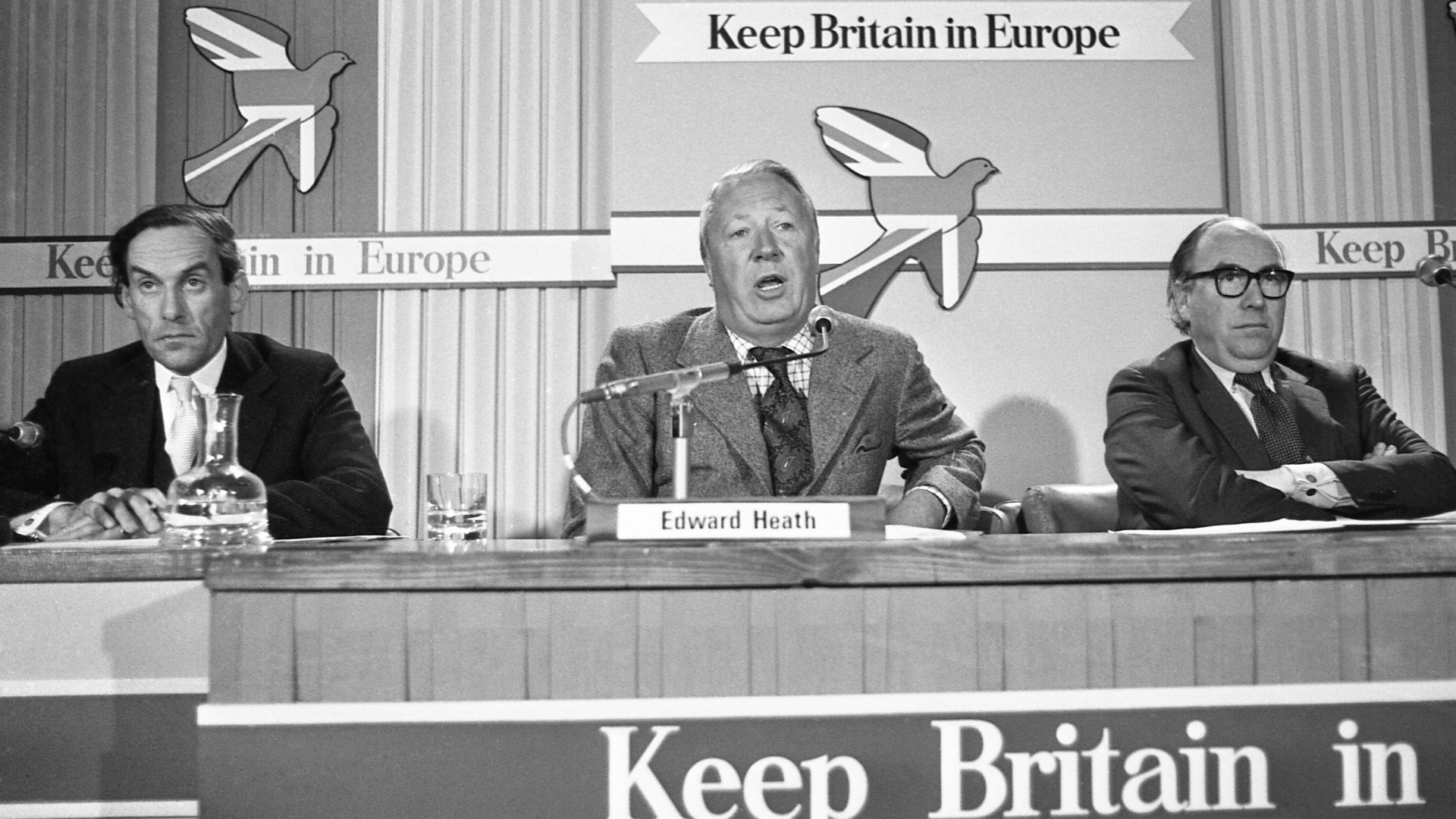 Briten EWG Referendum 1975 Edward Heath | AP