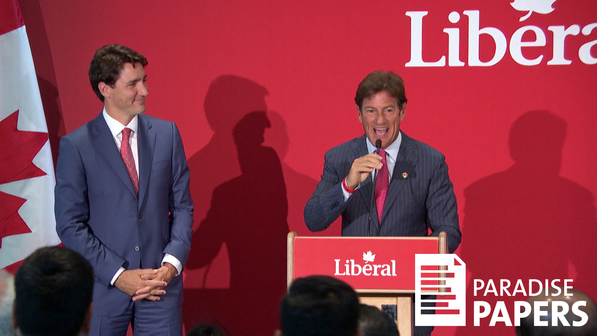 Justin Trudeau und Stephen Bronfman, Schatzmeister der Liberalen Partei Kanada und Geschäftsmann  | CBC