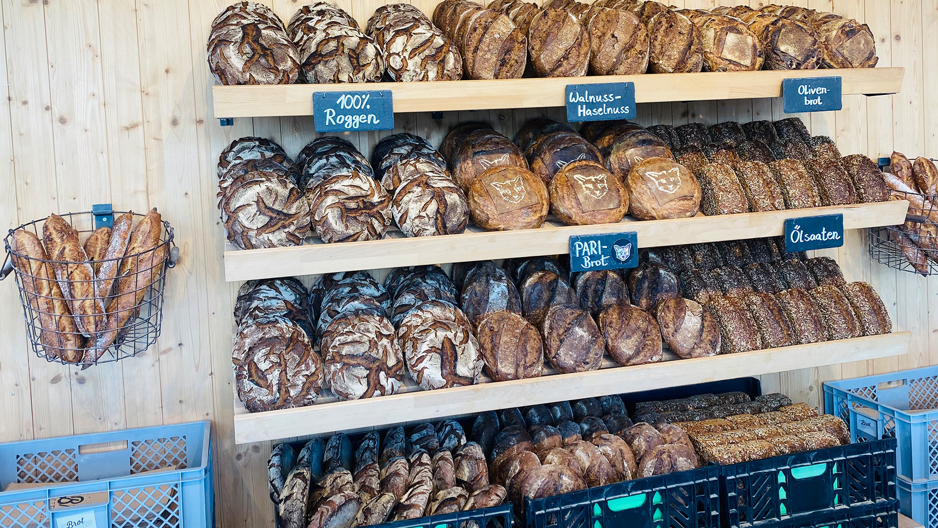 Die Auslage in der Bäckerei "Die Brotpuristen" in Speyer | Ute Spangenberger
