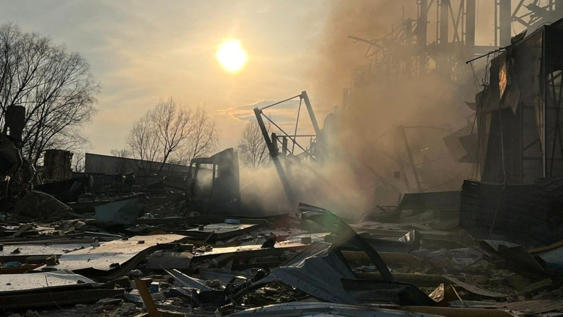 Zerstörungen am 30.3.2022 in Browary in der Region Kiew in der Ukraine | via REUTERS