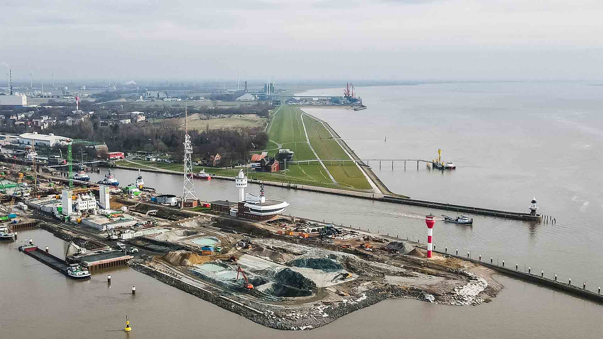 Möglicher Standort für LNG-Terminal Hafen Brunsbüttel | picture alliance/dpa