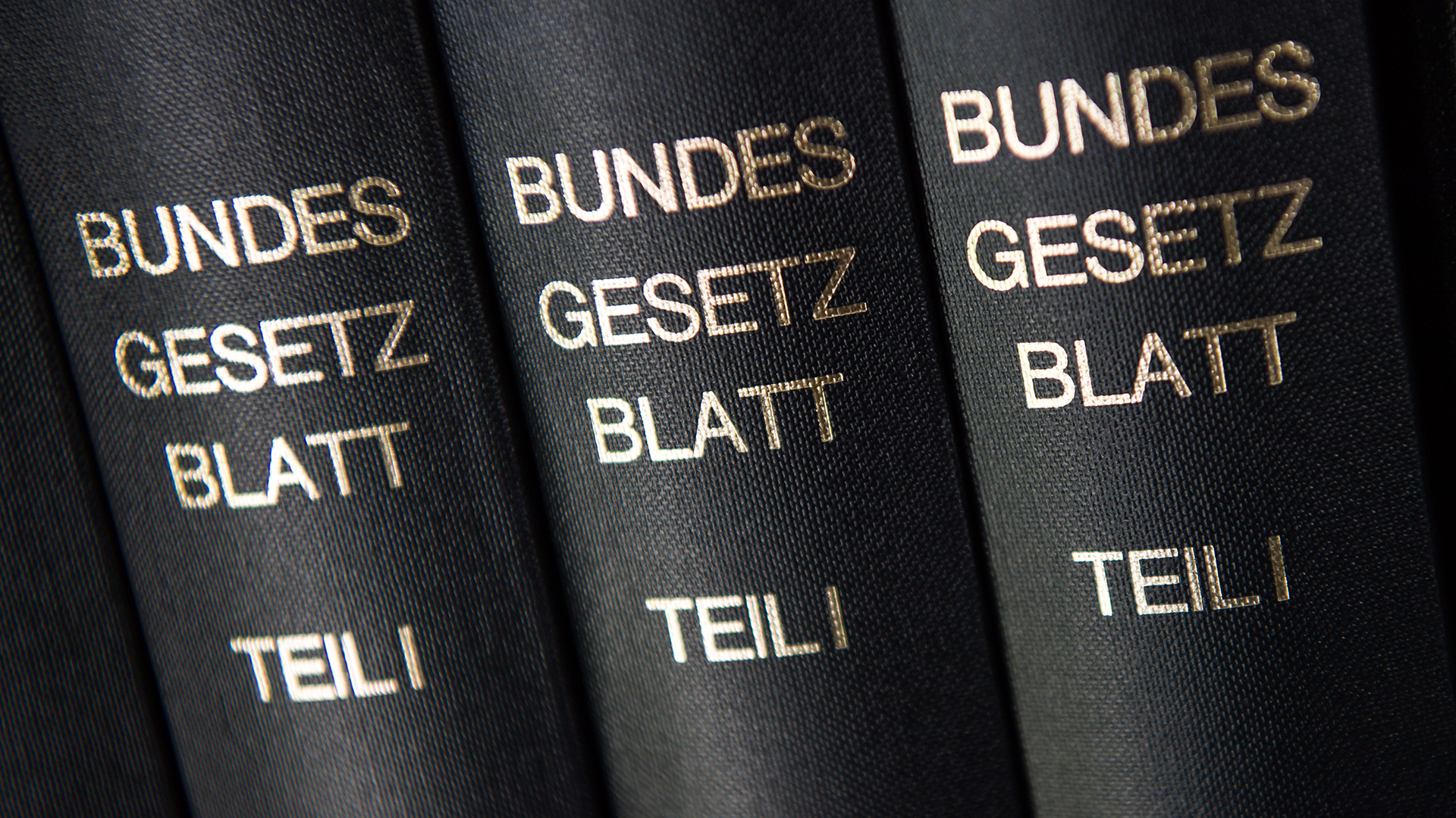 Bücher mit der Aufschrift "Bundesgesetzblatt" | picture alliance / Peter Kneffel