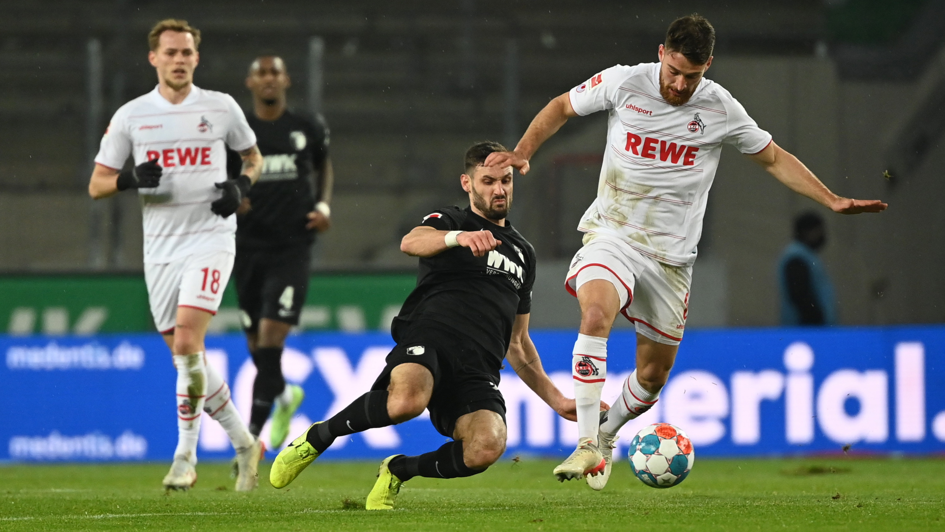 Bundesliga: Augsburg setzt in Köln Ausrufezeichen im Abstiegskampf