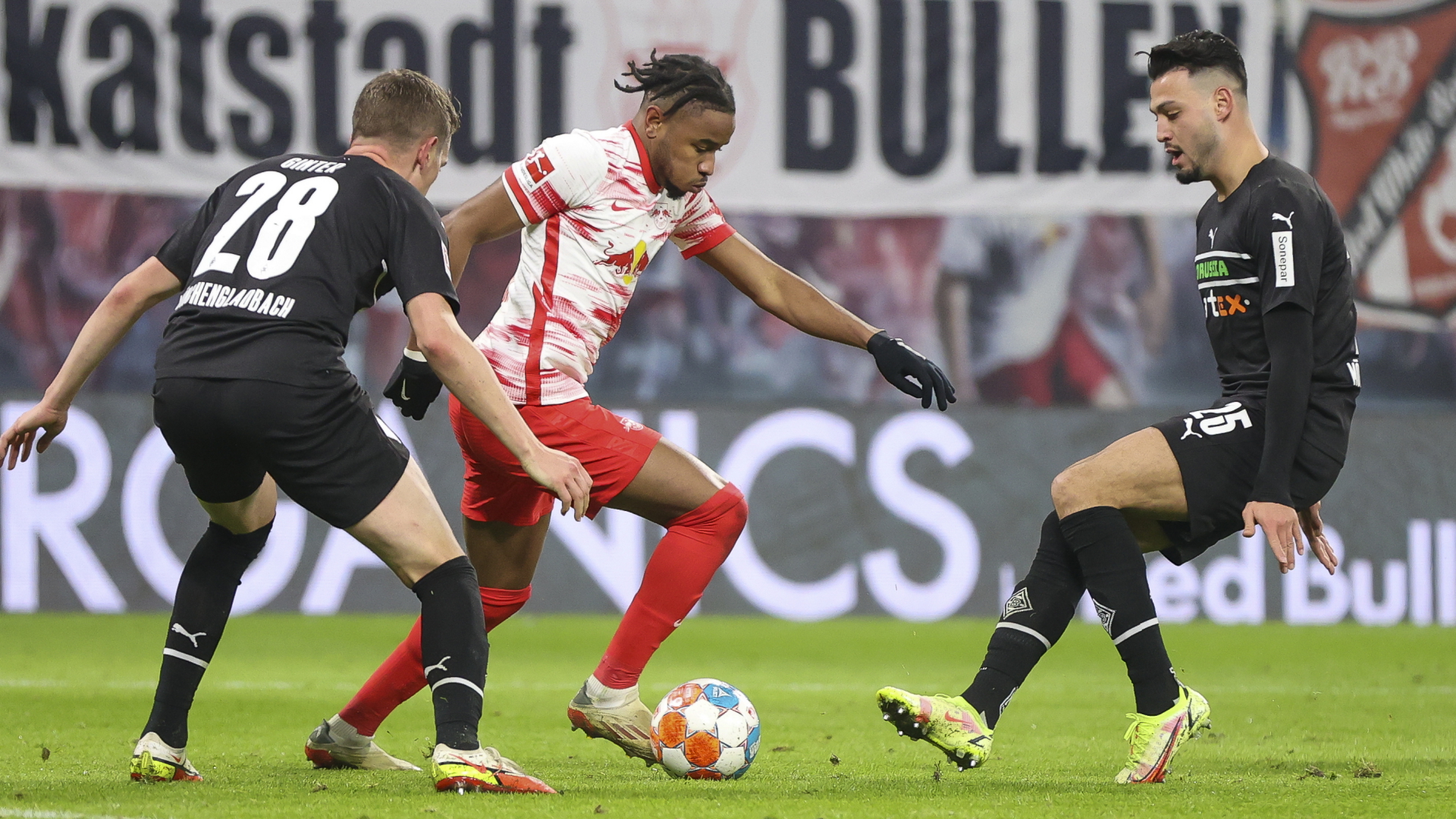 Bundesliga-Spiel Borussia Mönchengladbach gegen RB Leipzig | dpa