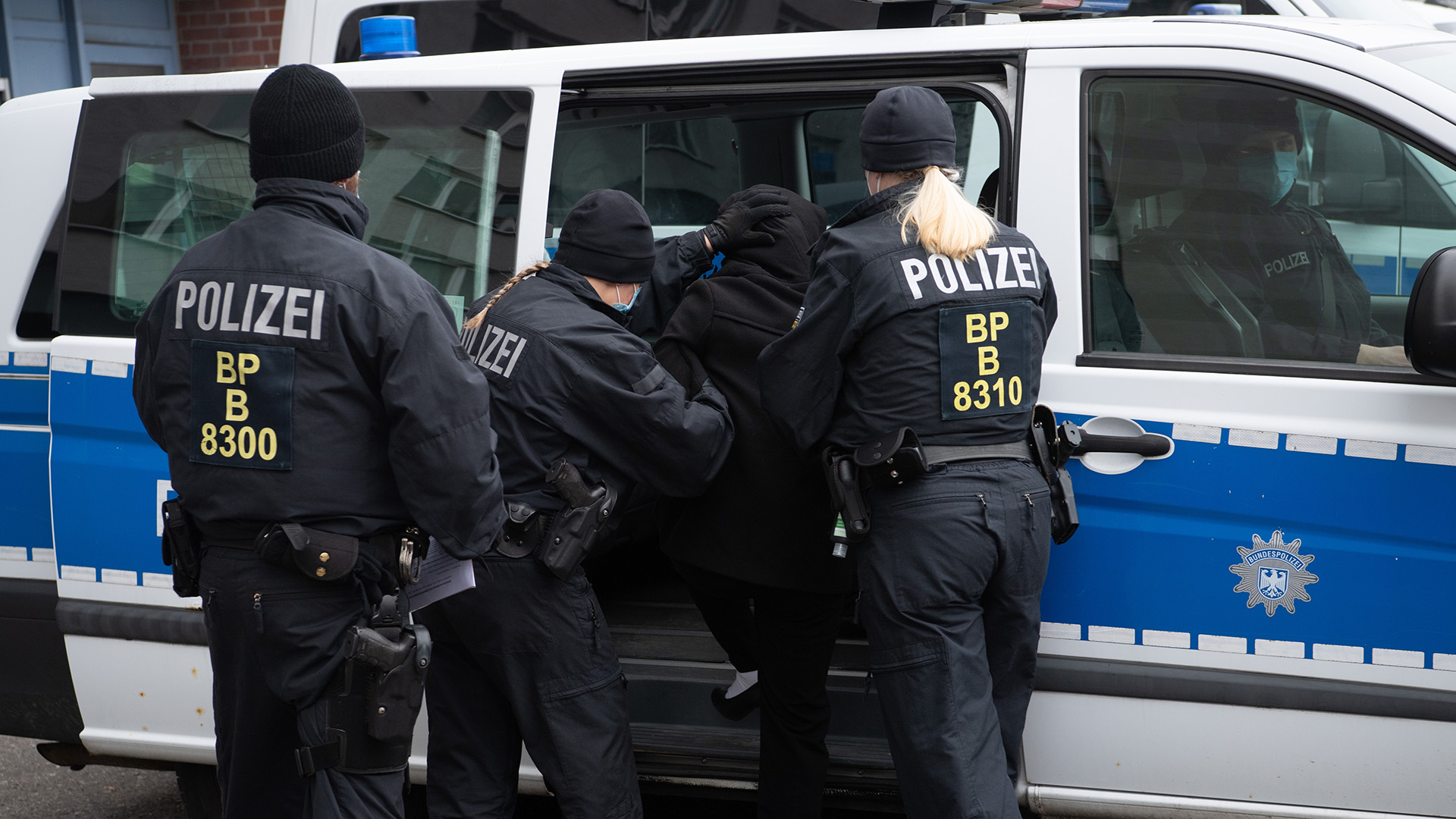 Bundespolizisten im Einsatz | picture alliance/dpa/dpa-Zentral