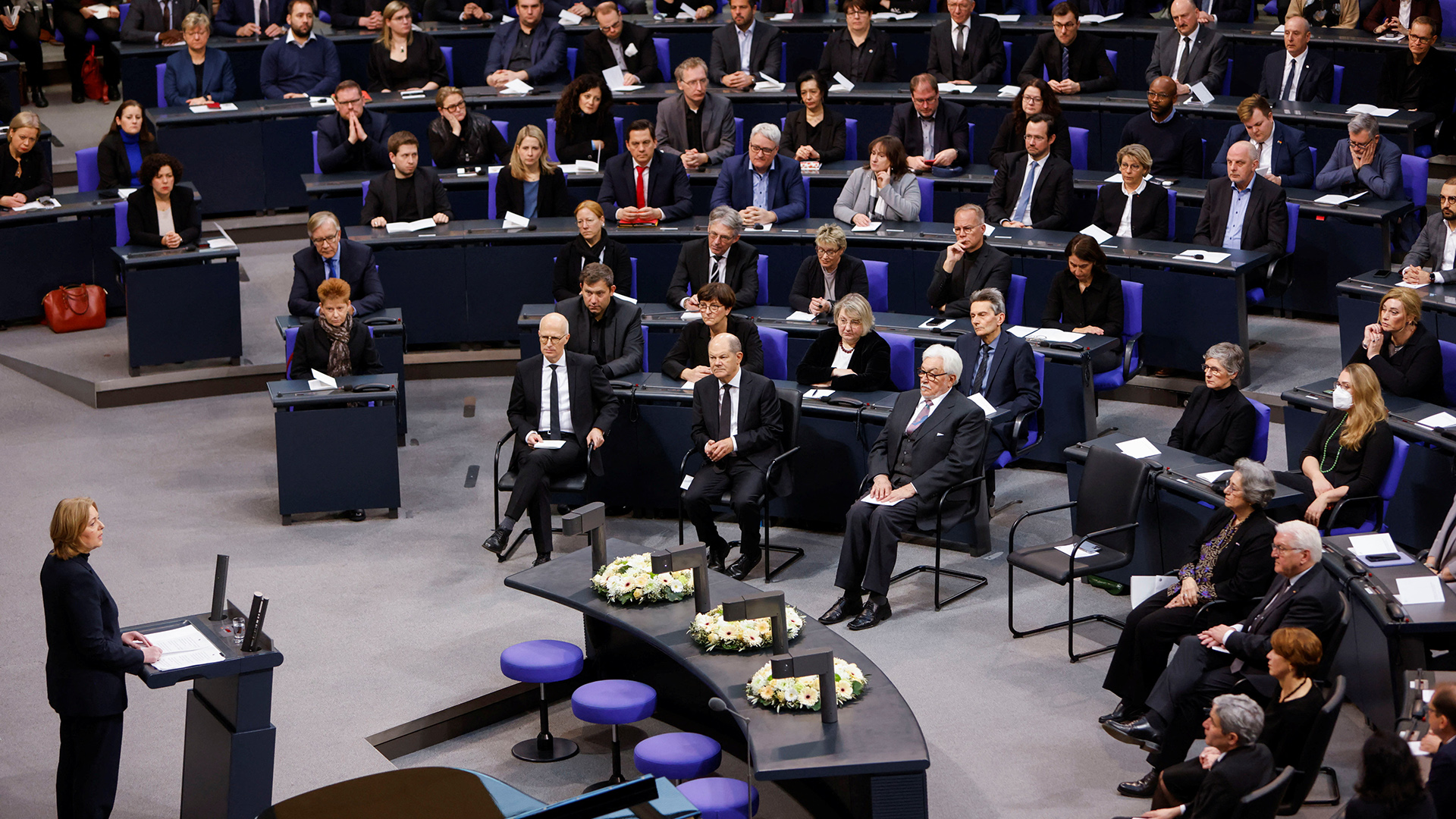 Holocaust-Gedenken im Bundestag. | REUTERS