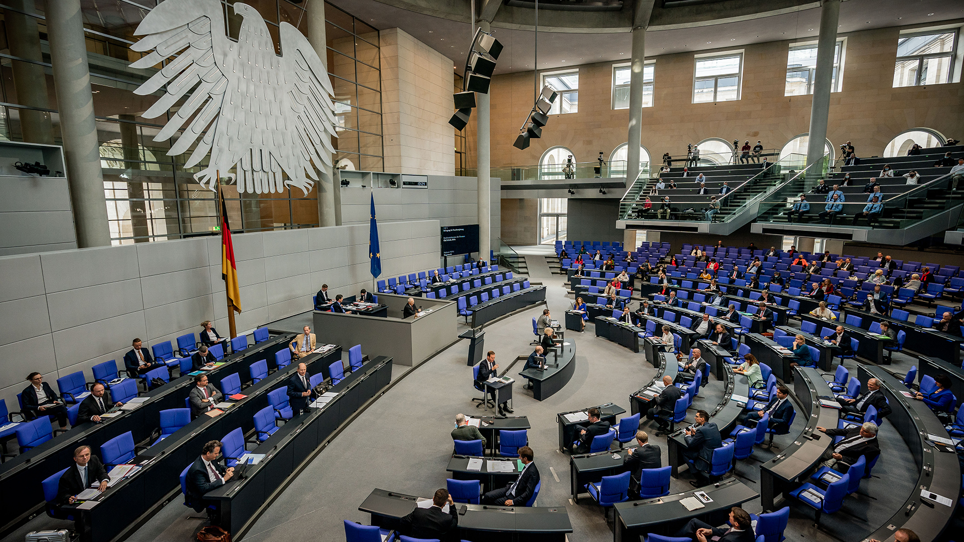 Blick ins Plenum des Bundestags | dpa