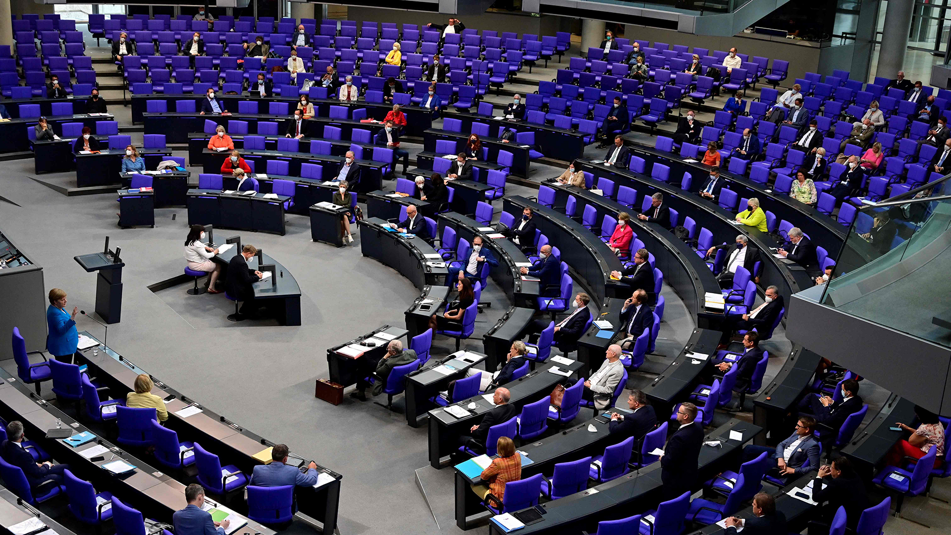 Blick ins Plenum des Bundestags | AFP
