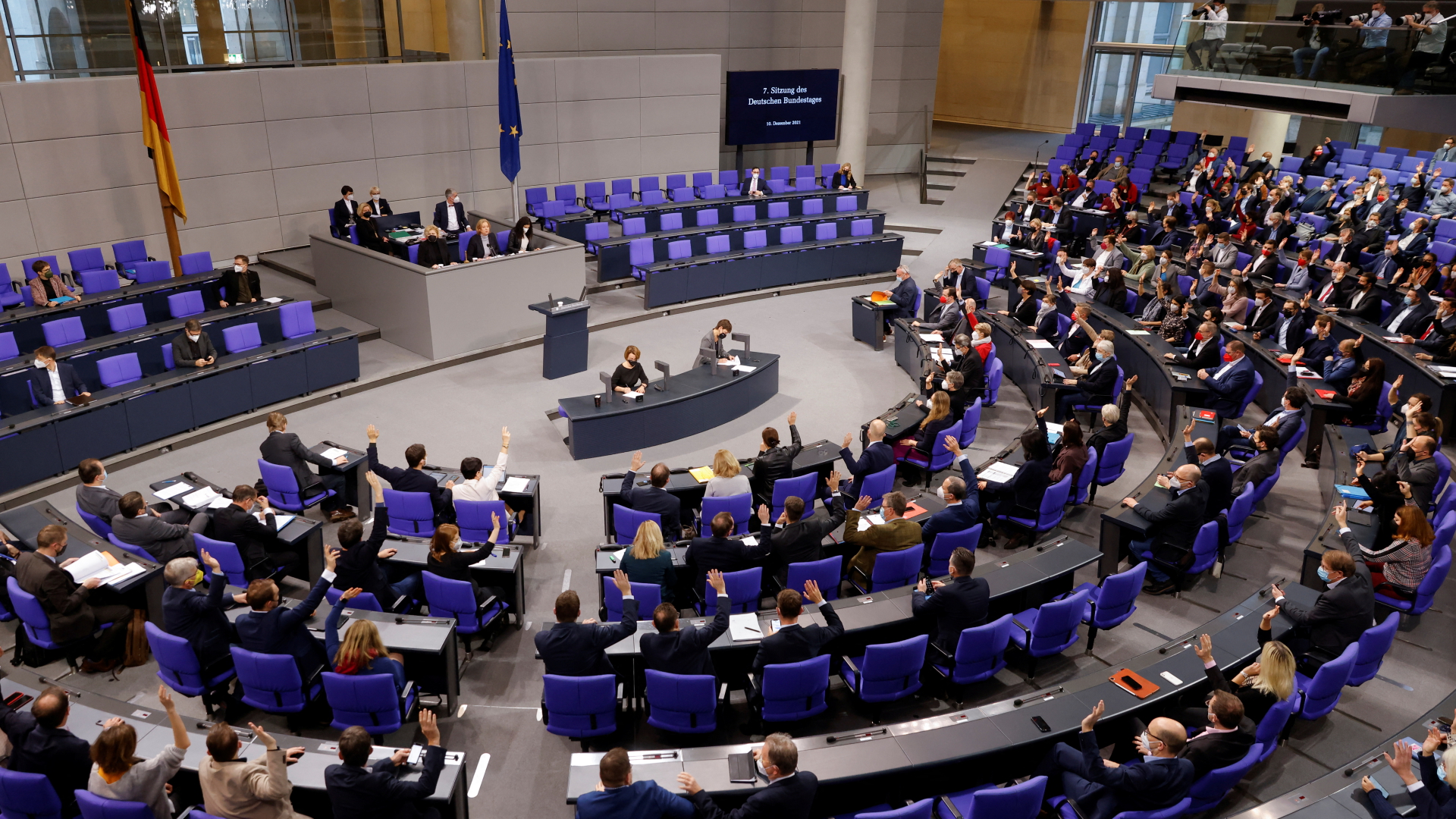 Blick auf den SItzungssaal des Bundestags | REUTERS