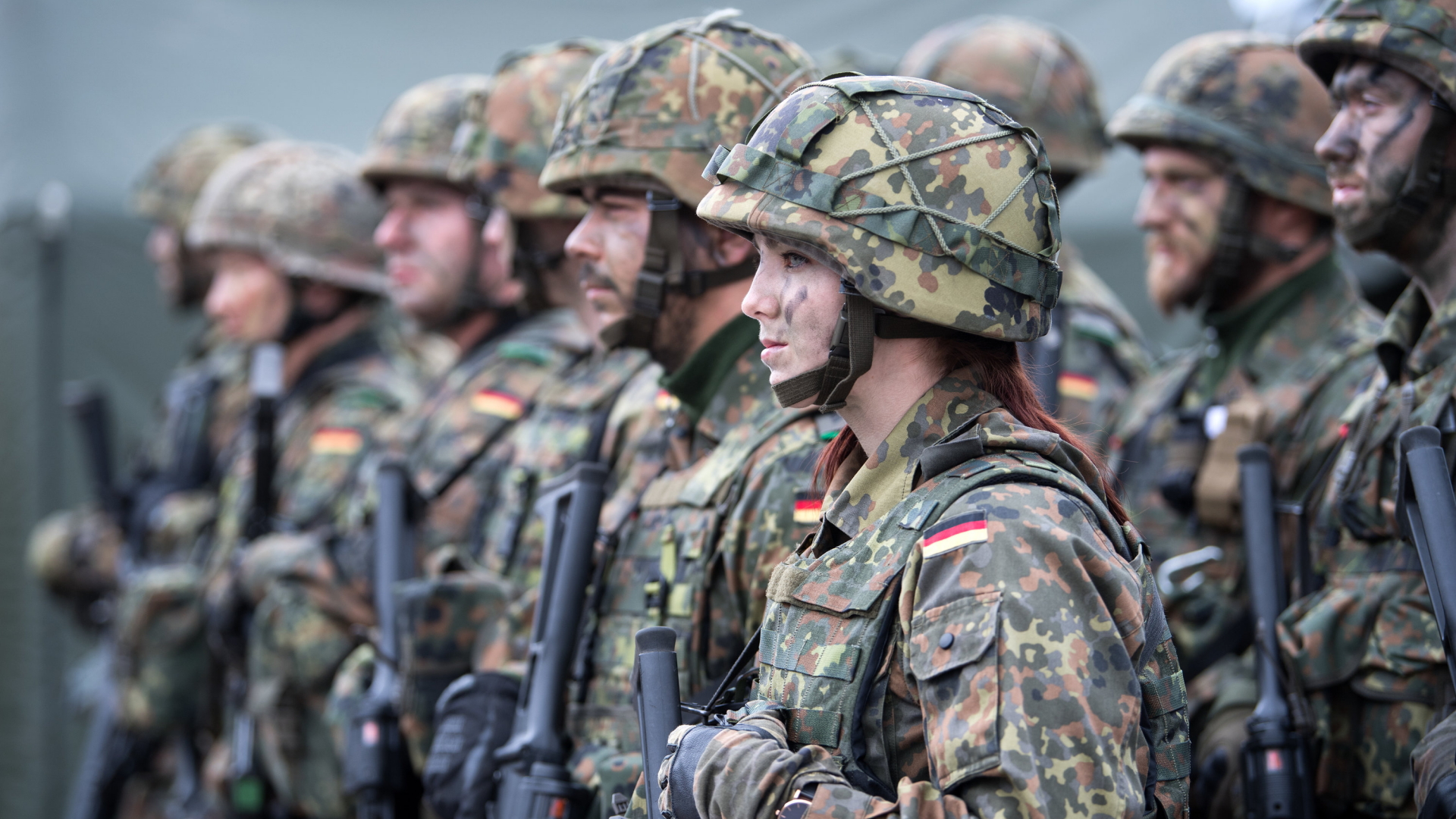Soldaten der Bundeswehr auf dem Militärstützpunkt in Rukla, Litauen | dpa