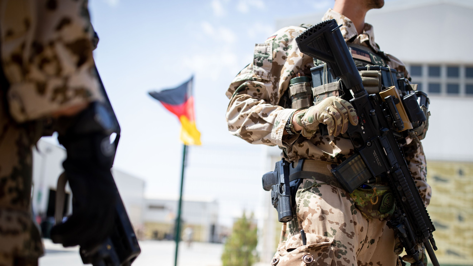 Bundeswehrsoldat im Irak | dpa