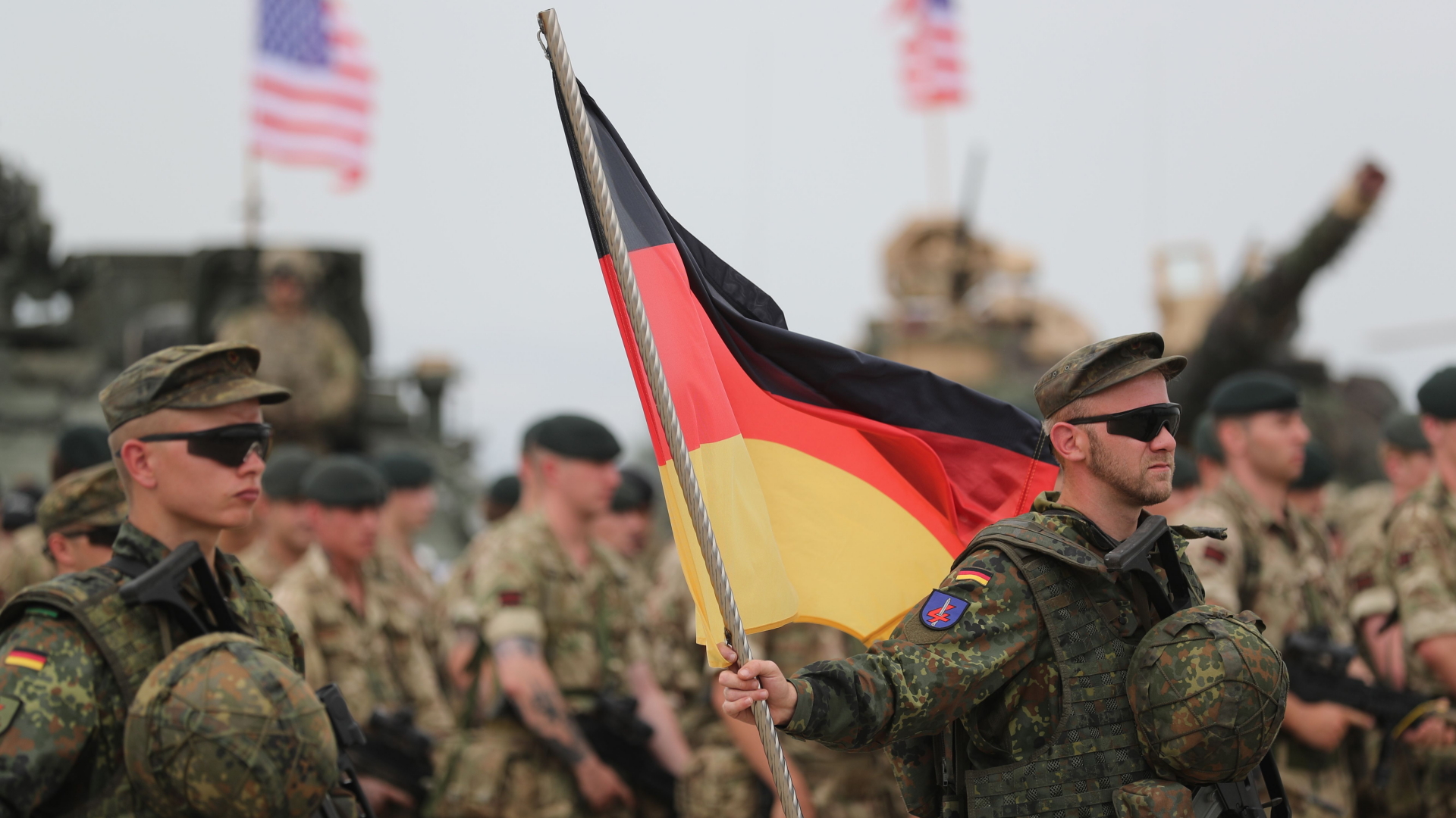 Bundeswehrsoldaten nahmen am Manöver "Noble Partner" in Georgien teil. | ZURAB KURTSIKIDZE/EPA-EFE/REX/Sh