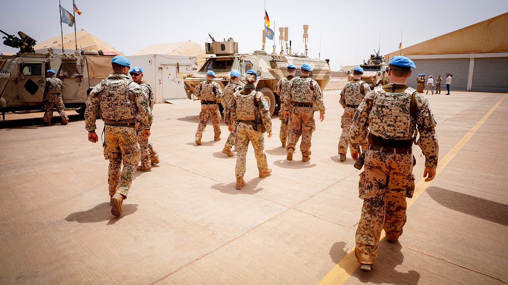 Bundeswehrsoldaten in Mali | dpa