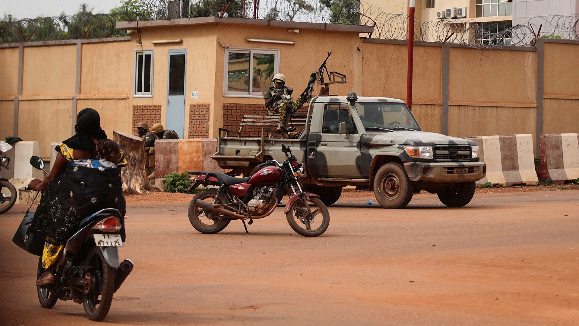 Fahrzeug des Militärs von Burkina Faso auf einer Kreuzung (Archivbild) | AFP
